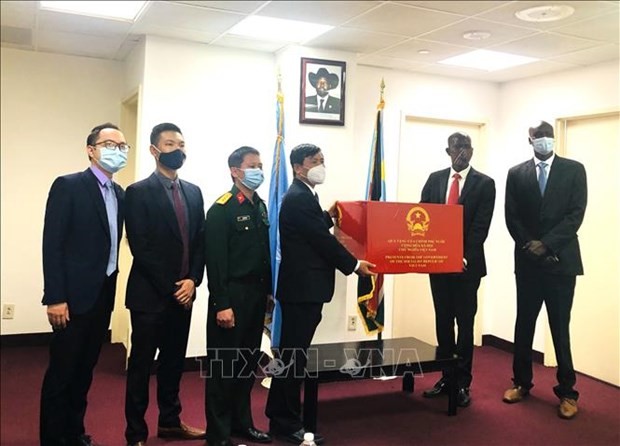 越南向南苏丹捐赠防疫医疗物资