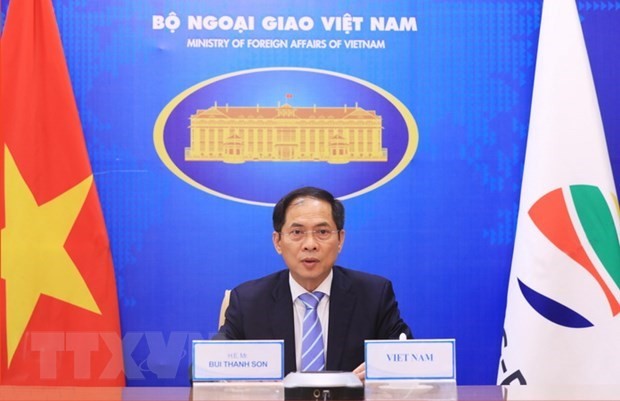 越南外交部长裴青山出席湄公河流域五国与韩国合作部长级第11次会议