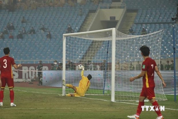 2022年卡塔尔世界杯亚洲区预选赛12强赛B组第六轮: 越南队0-1输给沙特队