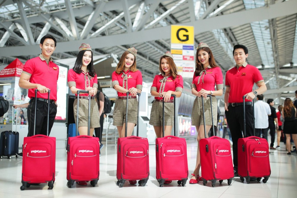 越捷空乘团队被评为“2021年泰国最友好空乘团队”