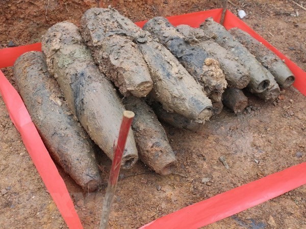 广治省：发现并成功处理装有144种爆炸物的地下掩体