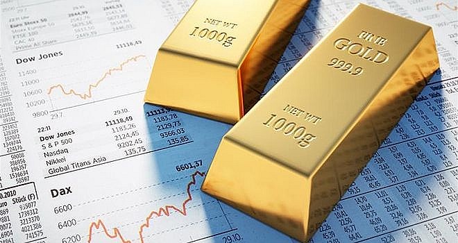 今日上午越南国内市场黄金价格每两上涨20万越盾  