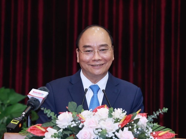 国家主席阮春福：希望广南省和岘港市成为中部地区经济增长的动力