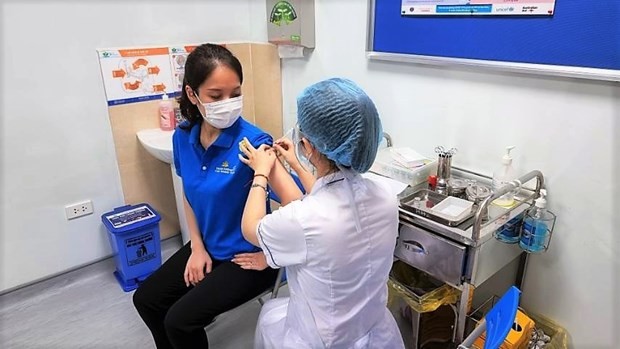 越航的1500名工作人员接种新冠疫苗