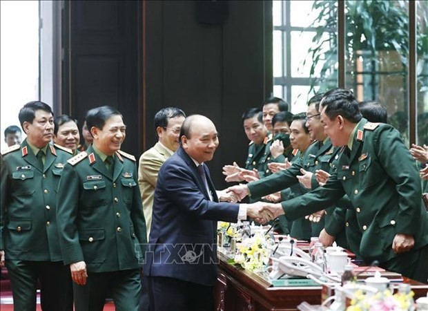 越南国家主席阮春福：中央军委已胜利完成越共十一大八中全会决议中各项任务目标
