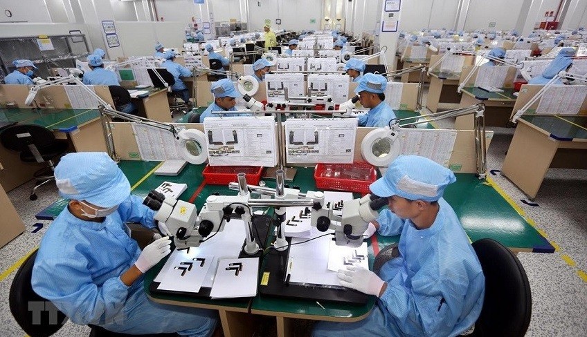 系列巨额电子制造项目落户越南