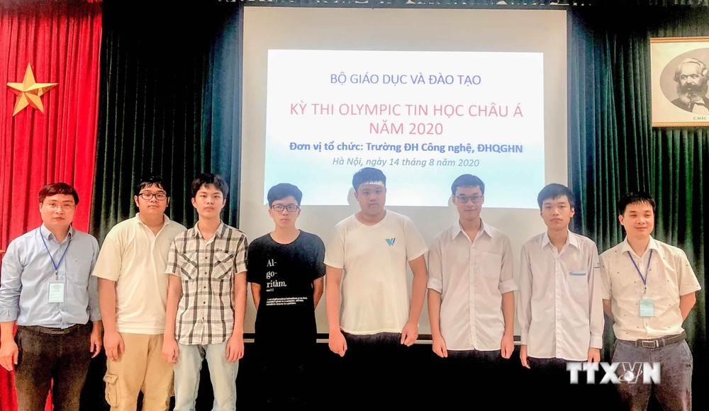 2020年亚洲与太平洋地区信息学奥林匹克竞赛：参赛的6名越南学生均获奖