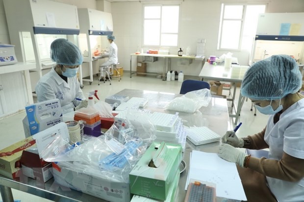 海阳省在春节假期后为当地企业1500名员工进行新冠病毒采样检测