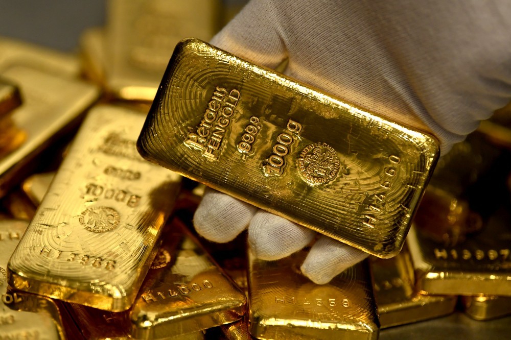 今日上午越南国内市场黄金价格每两下降15万越盾