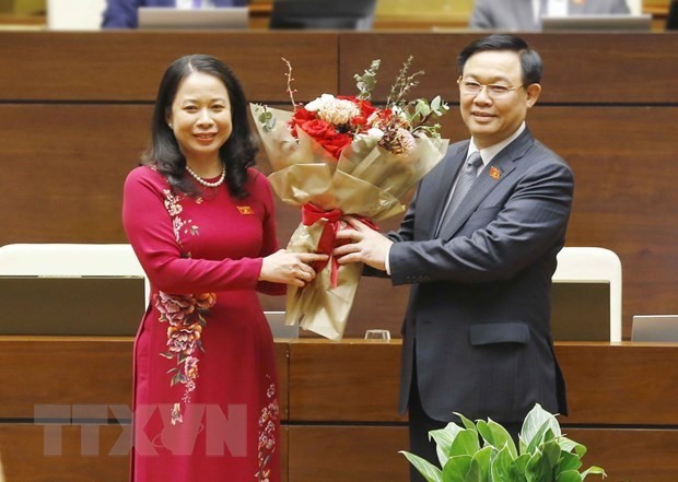 十四届国会十一次会议：武氏映春当选为越南社会主义共和国副主席