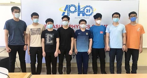 越南学生在2021年亚洲物理奥林匹克竞赛中得分最高