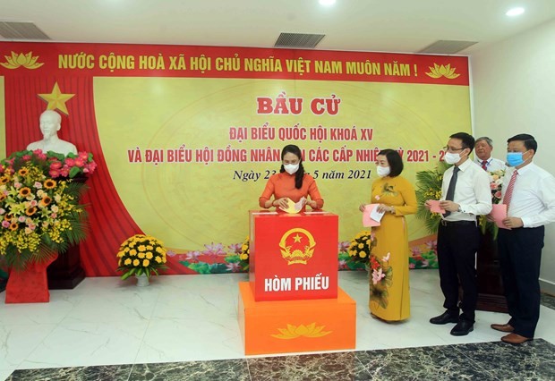越南大多数地区选民投票率较高