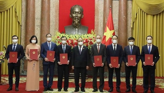越南国家主席阮春福委任8位新驻外大使