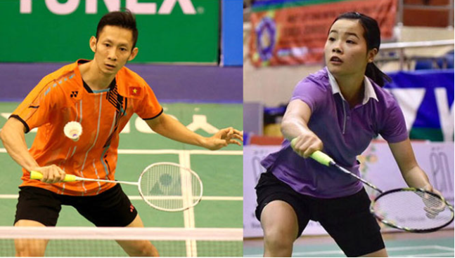 羽毛球运动员阮进明和武氏庄夫妇将代表越南参加2021年世界羽毛球锦标赛