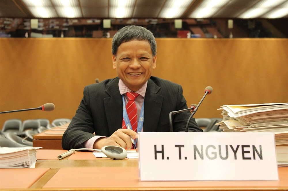 越南阮红操大使再次参加竞选下任期国际法律委员会成员