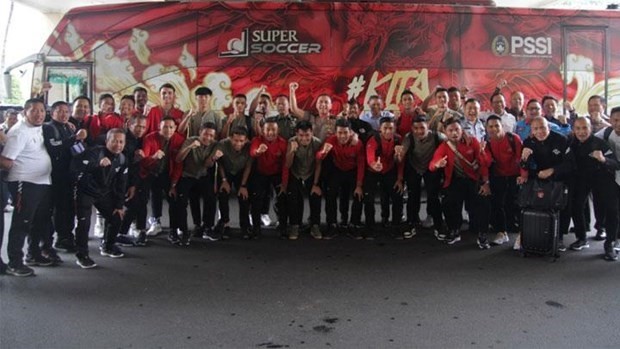 卫冕冠军印尼足球队推出2022年东南亚U23足球锦标赛