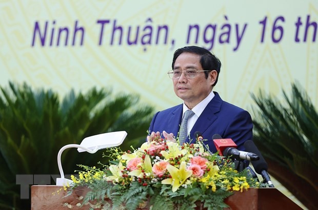 越南政府总理范明政出席宁顺省重设30周年