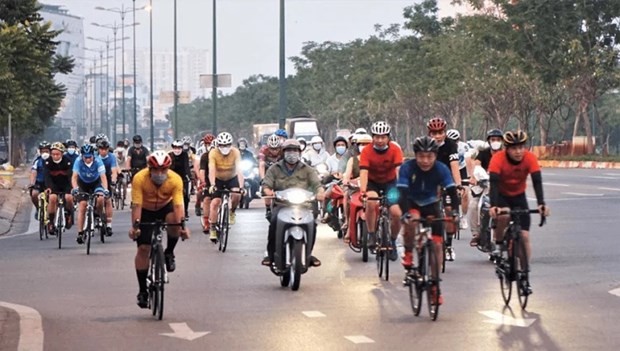 胡志明市计划在河内路大道设计自行车专用道