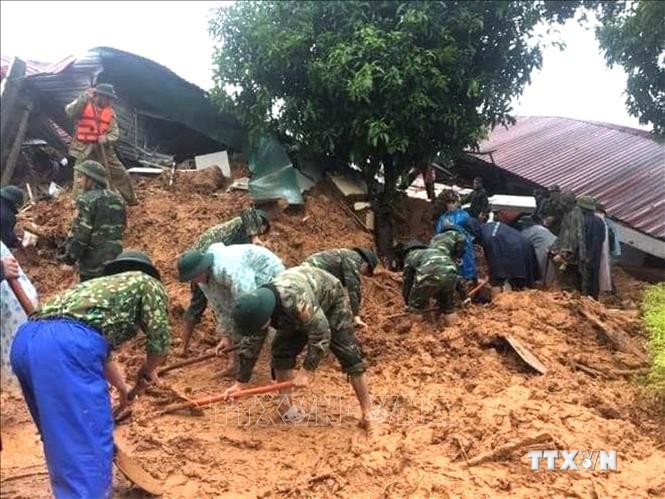 Sạt lở đất tại Quảng Trị vùi lấp 22 cán bộ, chiến sỹ của Đoàn Kinh tế Quốc phòng 337: Đã tìm thấy thi thể đầu tiên