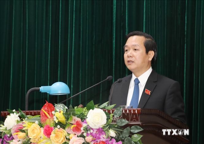 Ông Phạm Quang Ngọc được bầu giữ chức Chủ tịch UBND tỉnh Ninh Bình