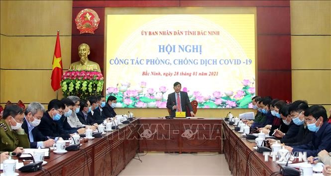 Dịch COVID-19: Bắc Ninh giãn cách xã hội toàn bộ xã Lâm Thao từ ngày 29/1