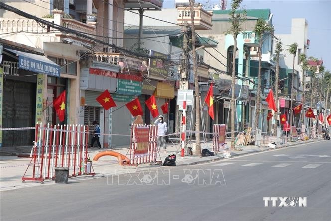 Dịch COVID-19: Thành phố Hải Dương thiết lập vùng cách ly y tế tại 2 khu, cụm dân cư