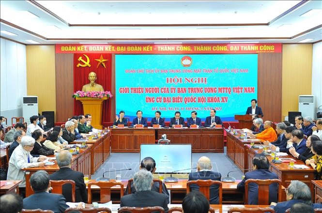 Giới thiệu 4 người của Ủy ban Trung ương Mặt trận Tổ quốc Việt Nam ứng cử đại biểu Quốc hội khóa XV
