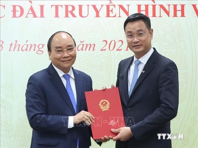 Thủ tướng Nguyễn Xuân Phúc trao Quyết định bổ nhiệm Tổng Giám đốc VTV