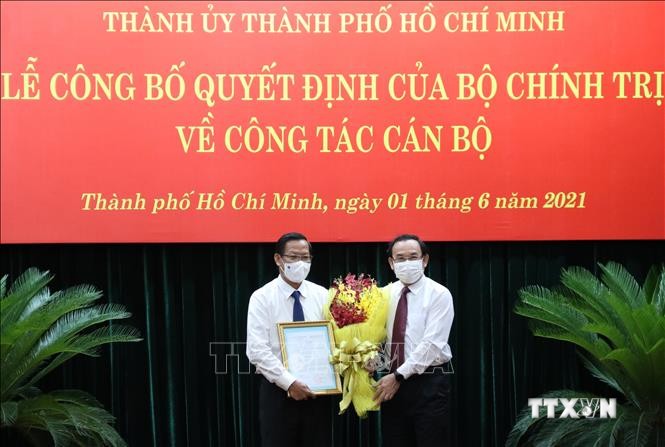 Ông Phan Văn Mãi giữ chức Phó Bí thư Thường trực Thành ủy Thành phố Hồ Chí Minh