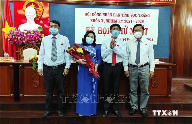 Bà Hồ Thị Cẩm Đào được bầu giữ chức Chủ tịch HĐND tỉnh Sóc Trăng khóa X