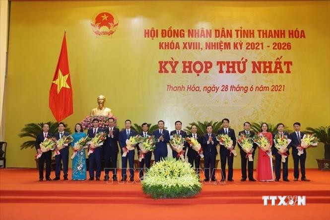 Bầu các chức danh chủ chốt của HĐND và UBND tỉnh Thanh Hóa 