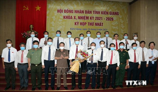 Bầu các chức danh chủ chốt HĐND, UBND tỉnh Kiên Giang