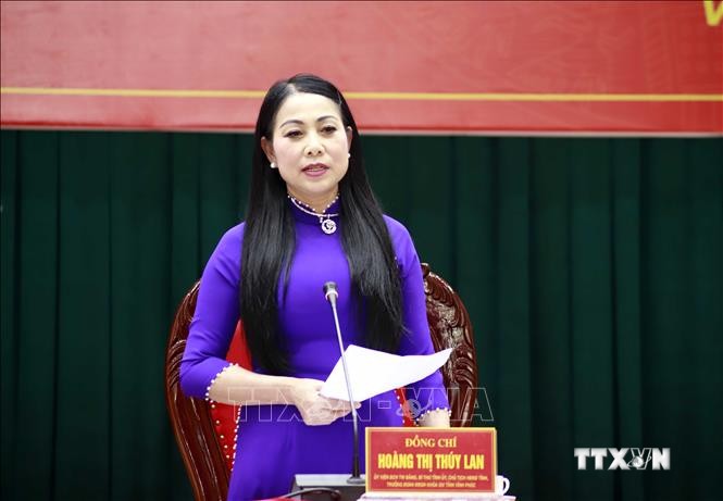 Bà Hoàng Thị Thúy Lan tái đắc cử Chủ tịch HĐND tỉnh Vĩnh Phúc