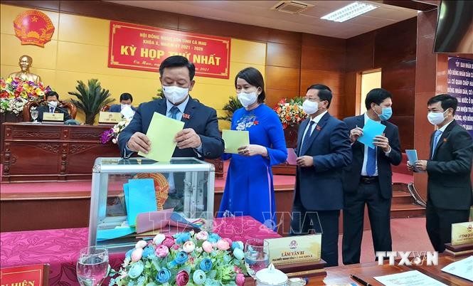Ông Nguyễn Tiến Hải tái đắc cử chức Chủ tịch HĐND tỉnh Cà Mau