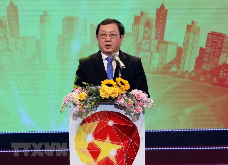 Ông Huỳnh Thành Đạt, Bộ trưởng Bộ Khoa học và Công nghệ, làm Chủ tịch Hội đồng cấp Nhà nước xét tặng Giải thưởng Hồ Chí Minh, Giải thưởng Nhà nước về khoa học và công nghệ đợt 6. Ảnh: Thanh Thủy - TTXVN