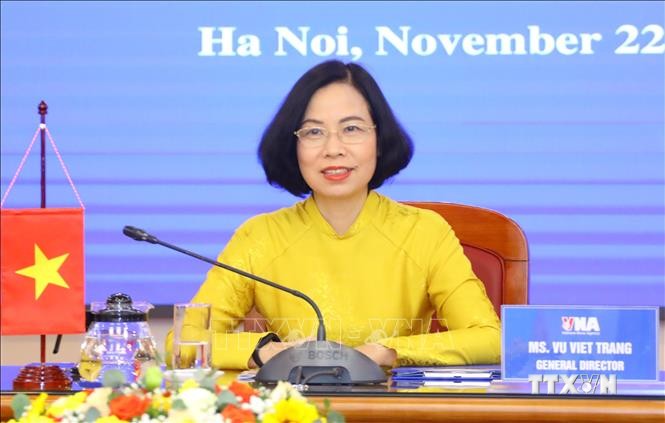 Tổng Giám đốc TTXVN Vũ Việt Trang tham dự Hội nghị cấp cao truyền thông thế giới lần thứ 4