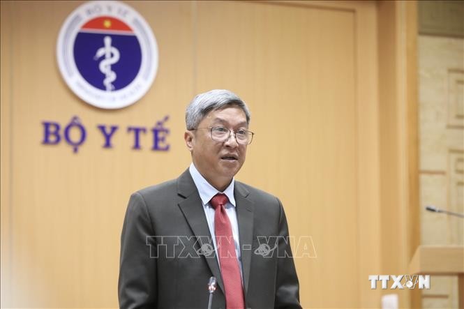 Kỷ luật khiển trách Thứ trưởng Bộ Y tế Nguyễn Trường Sơn. Ảnh: Minh Quyết - TTXVN