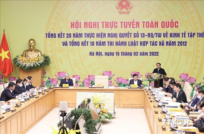Thủ tướng Phạm Minh Chính: Hoàn thiện chính sách hỗ trợ kinh tế tập thể có hiệu quả, có vai trò dẫn dắt, tạo động lực