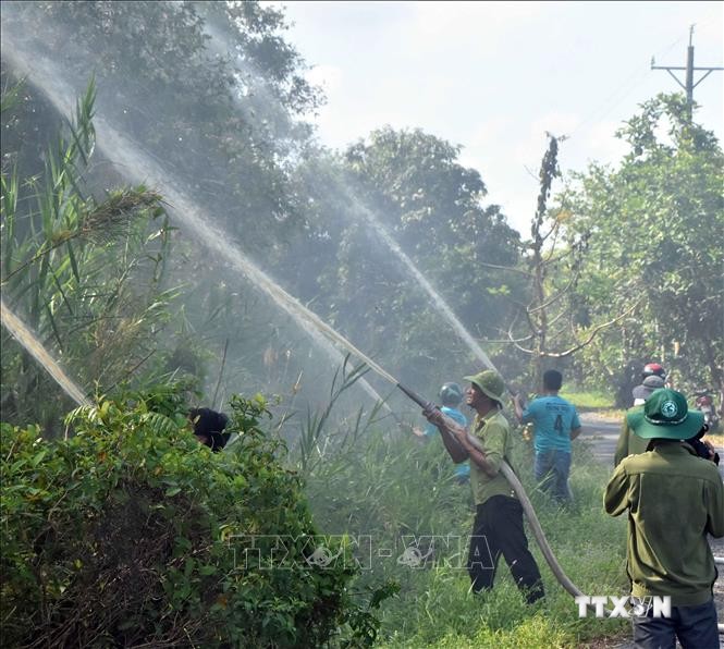 Bảo vệ rừng tràm U Minh Hạ an toàn bước qua mùa khô hạn