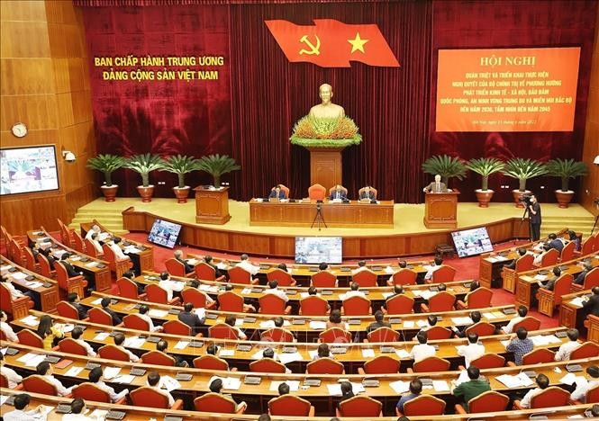 Tổng Bí thư Nguyễn Phú Trọng phát biểu chỉ đạo hội nghị. Ảnh: Trí Dũng – TTXVN