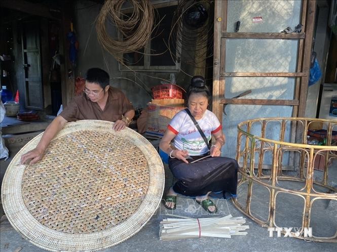 Lai Châu: Gìn giữ nghề đan lát của đồng bào Thái