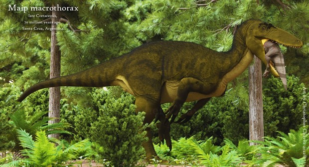 Phát hiện hóa thạch một loài khủng long sát thủ mới tại Argentina