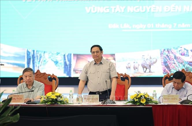 Thủ tướng Phạm Minh Chính: Phát triển Tây Nguyên nhanh, bền vững là trách nhiệm của các cấp, ngành và hệ thống chính trị