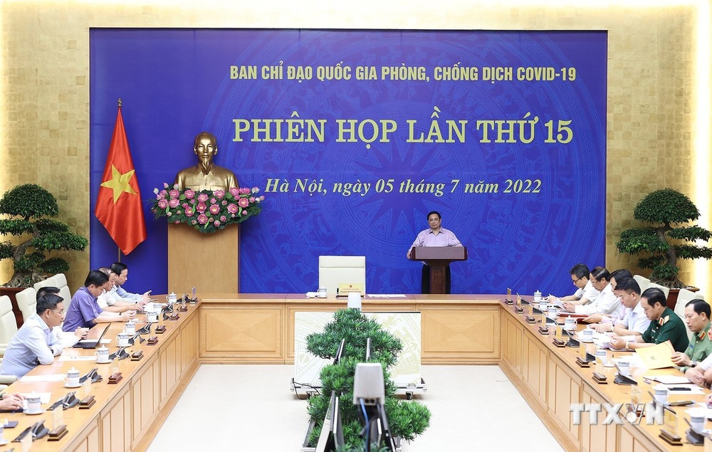 Thủ tướng Phạm Minh Chính phát biểu chỉ đạo. Ảnh: Dương Giang-TTXVN