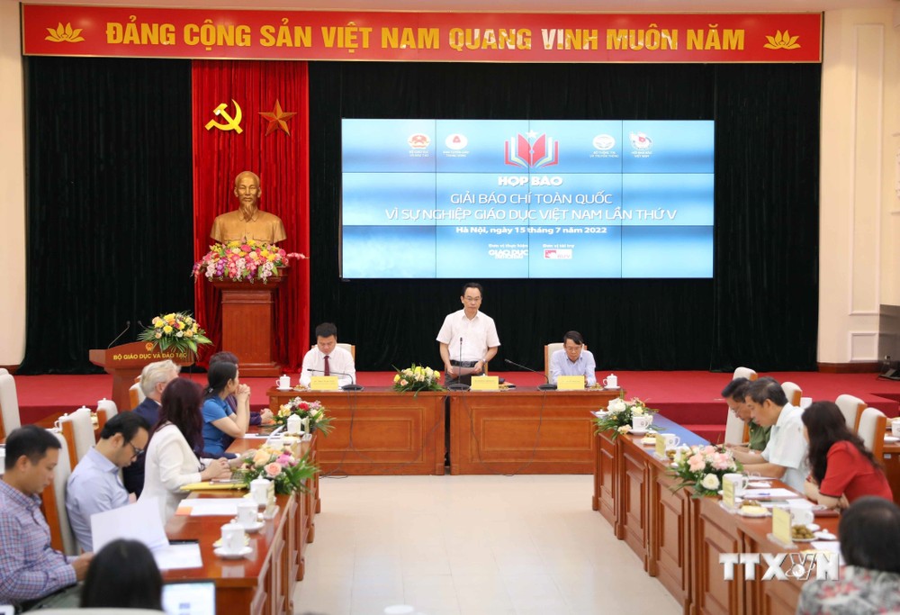 Phát động Giải báo chí toàn quốc “Vì sự nghiệp giáo dục Việt Nam” năm 2022