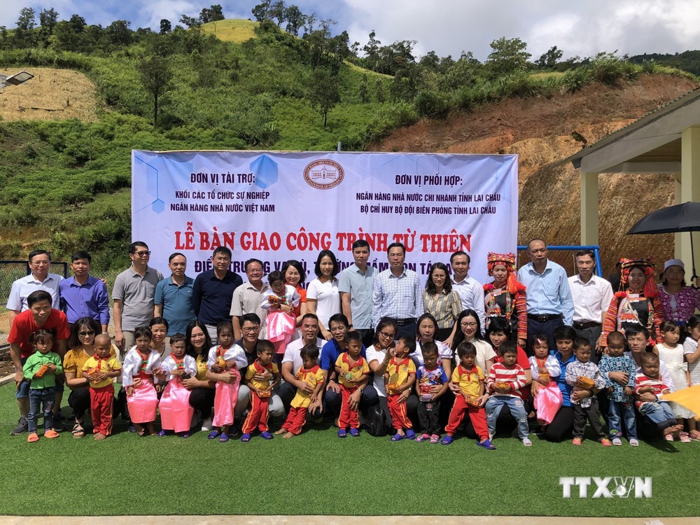 Khánh thành điểm trường mầm non tại xã biên giới đặc biệt khó khăn của tỉnh Lai Châu