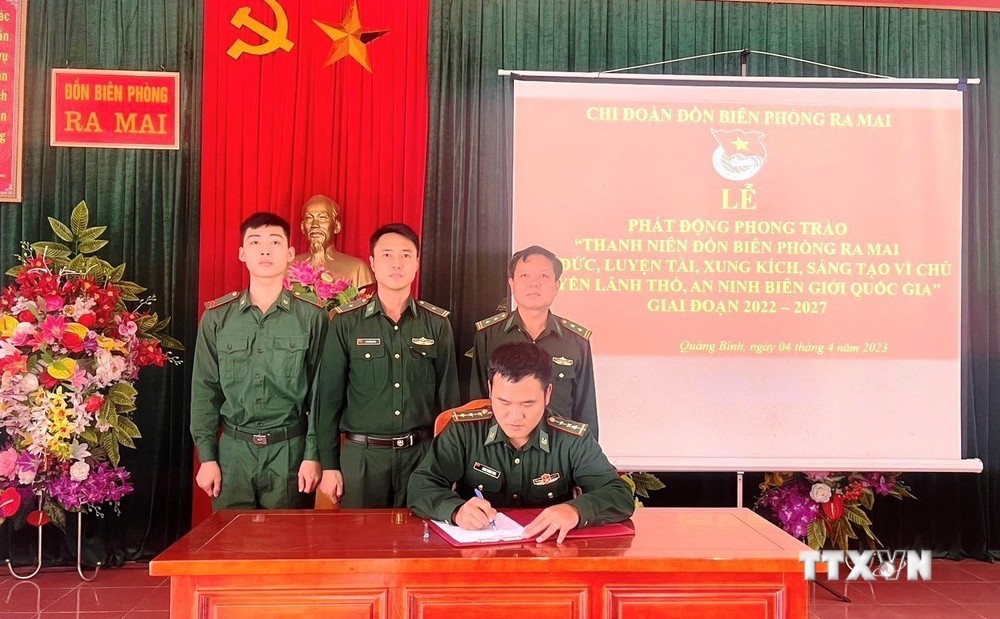 Thanh niên bộ đội biên phòng Quảng Bình xung kích, sáng tạo vì chủ quyền lãnh thổ, an ninh biên giới