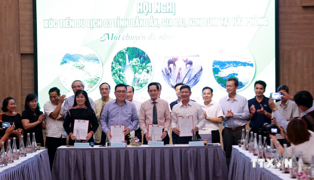 Thúc đẩy liên kết phát triển du lịch giữa ba tỉnh Tây Nguyên với thành phố Hải Phòng