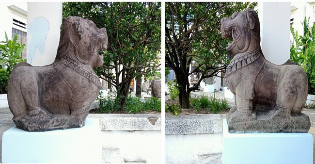 Bình Định đề nghị công nhận hai tượng sư tử đá thành Đồ Bàn là bảo vật quốc gia​