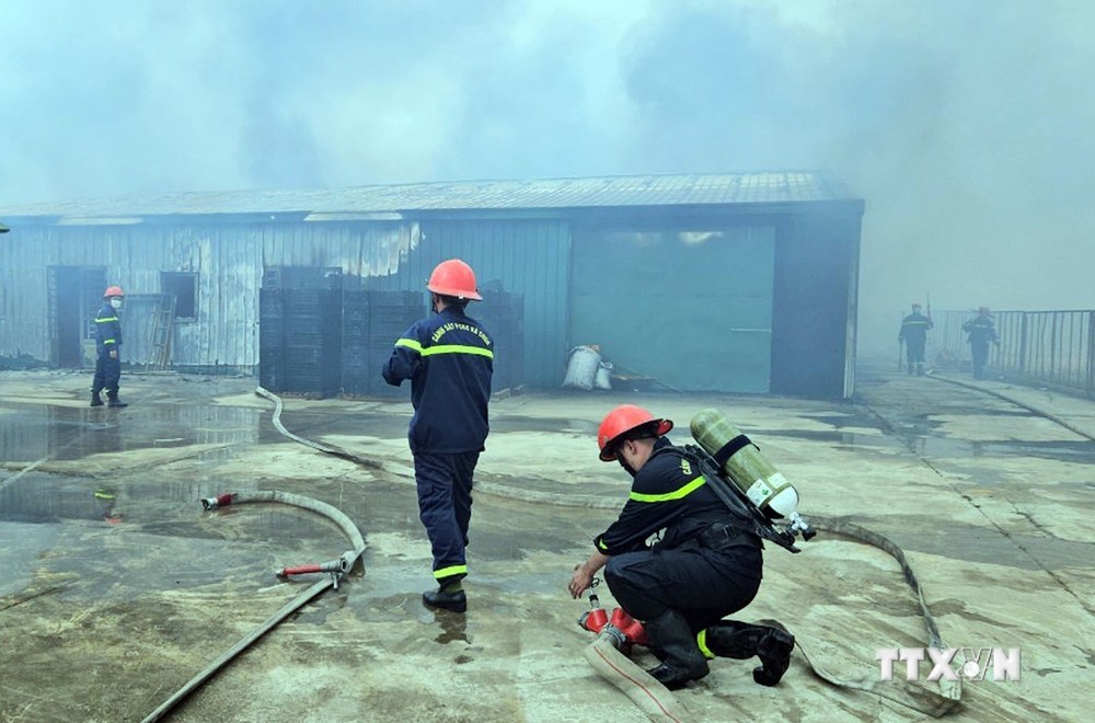 Cháy trang trại nấm rộng hơn 3 hecta ở Lâm Đồng